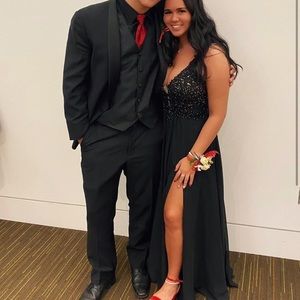 black prom dress
